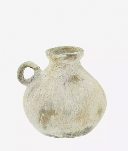 Vase EUNICE - terracotta/beige