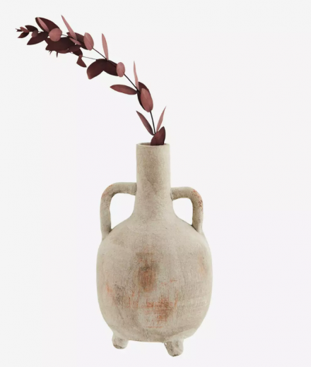Vase EOS - terracotta/beige