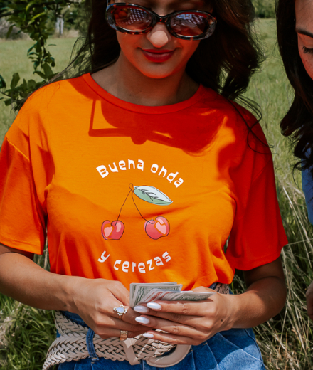 T-shirt CERISE - orange