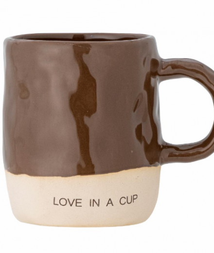 Tasse LOVE IN A CUP marron