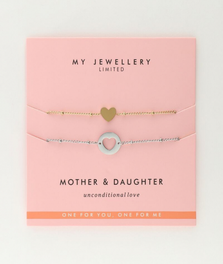 Set de 2 bracelets mère-fille