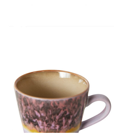 Tasse cappuccino mauve (C14)