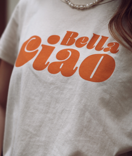 T-short BELLA CIAO orange