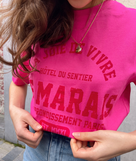 T-shirt LE MARAIS rose