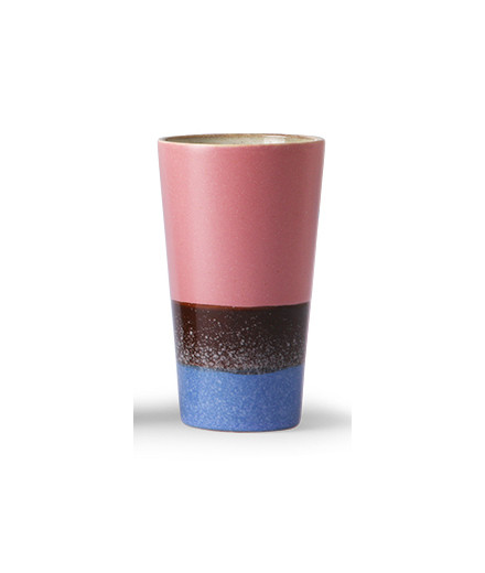 Latte Mug - rose/bleu