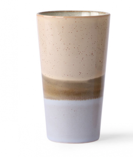 Latte Mug - beige/bleu (E9)
