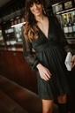 Robe VIOLINE noire