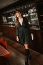 Robe VIOLINE noire