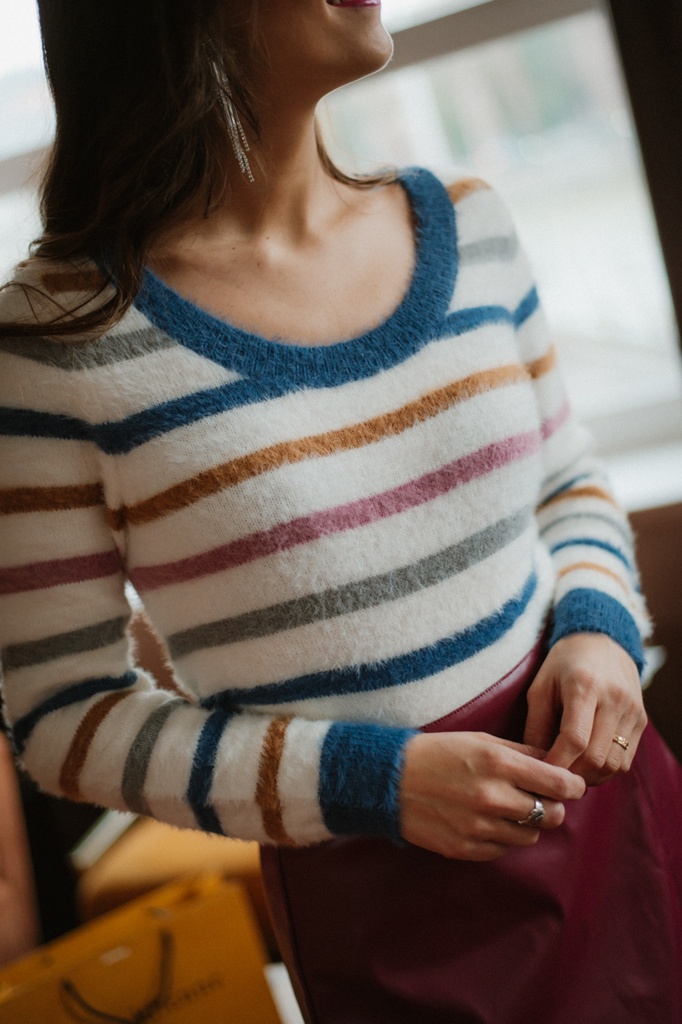 Pull MAYA à rayures