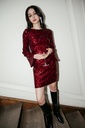 Robe MORGANE bordeaux