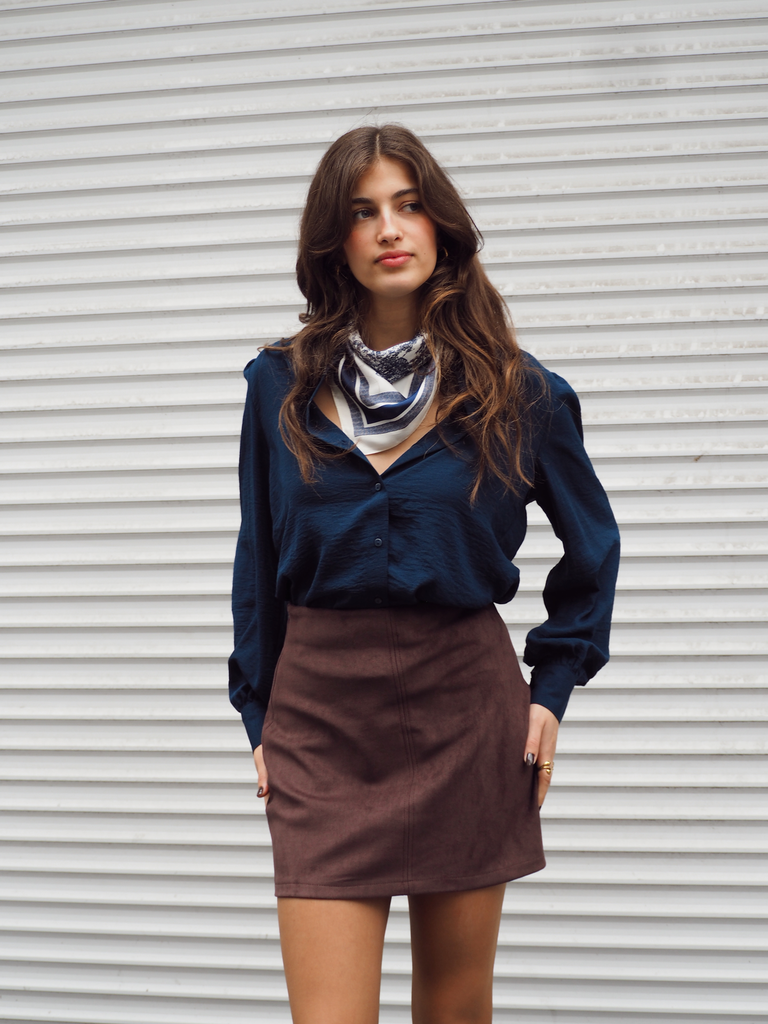 Chemise DIVYA bleu (XS)