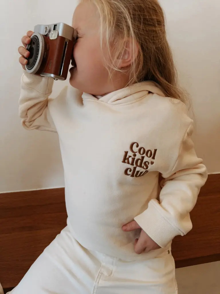 Mini sweat COOL KIDS beige