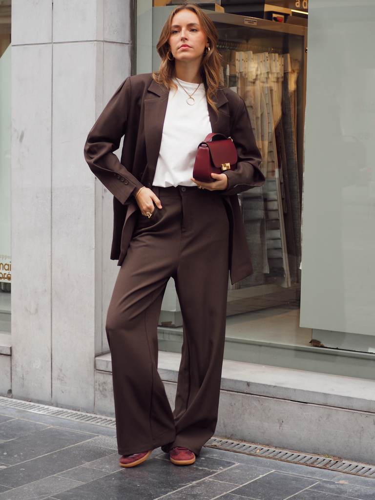 Pantalon RUTH marron