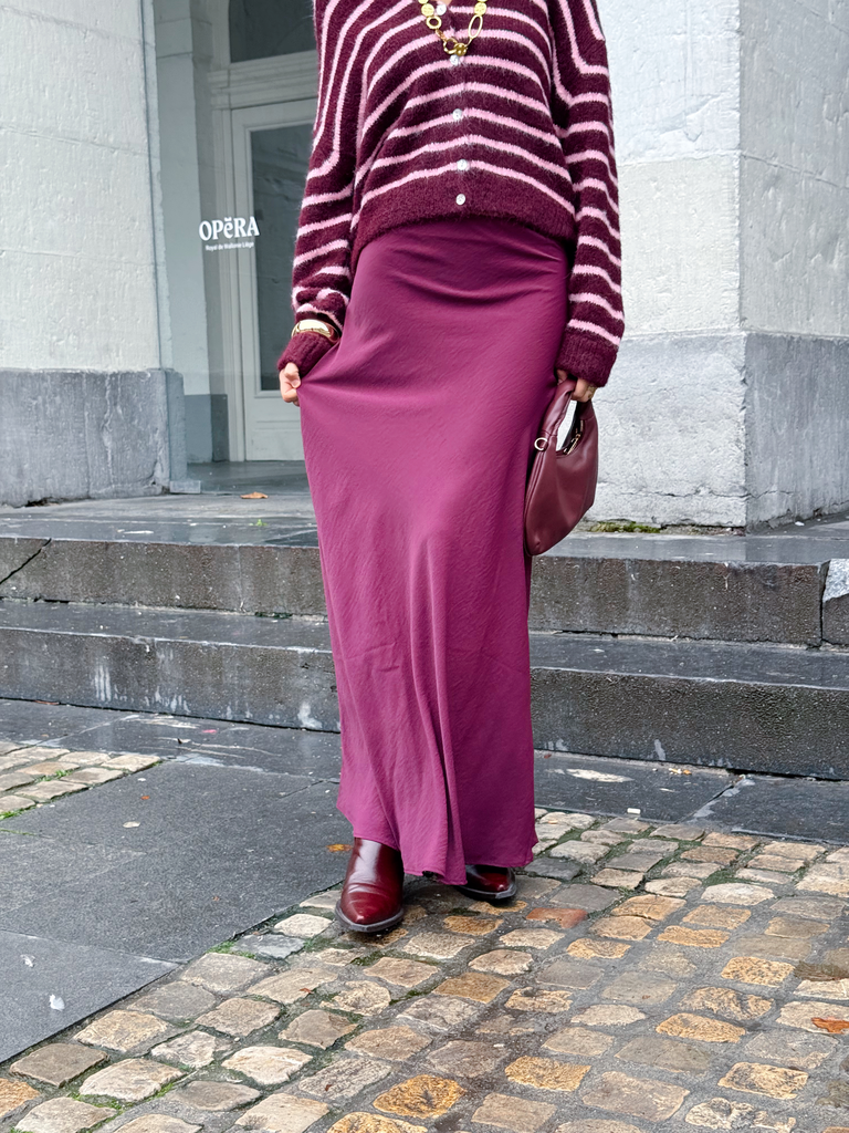 Jupe AYA bordeaux (XS)