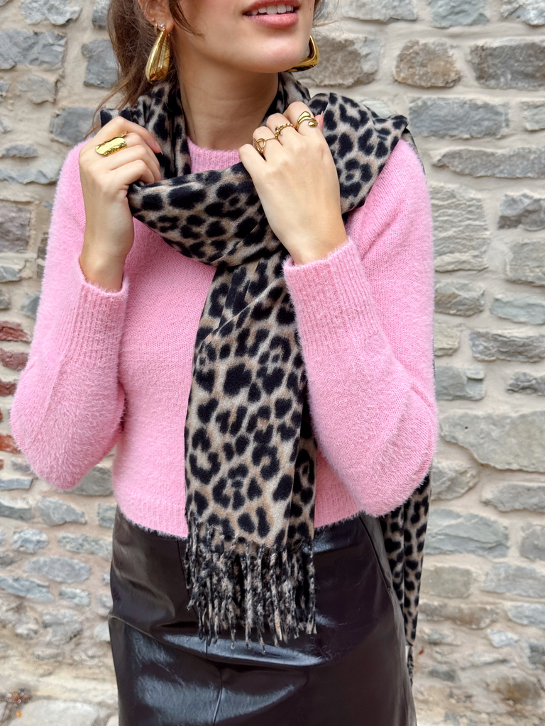 Écharpe JEO léopard