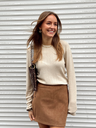Pull SALIMA beige/brillant