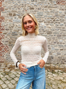 Blouse en dentelle ARIA blanche