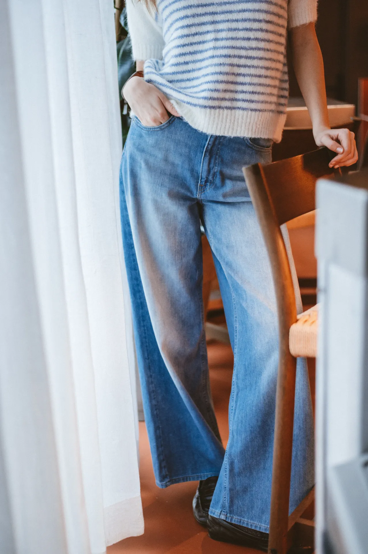Jeans GIULIA bleu clair