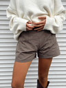 Short THEA carreaux/brun