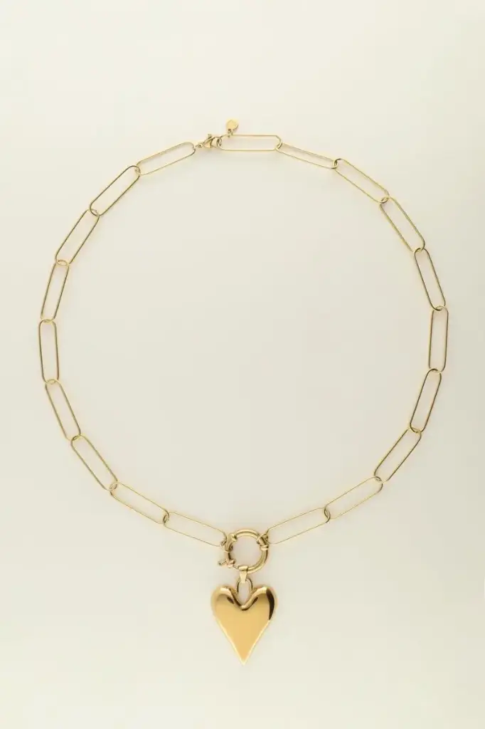 Collier DEAN or cœur 