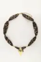 Collier JAKE corde/leopard