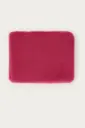 Housse d'ordinateur en fausse fourrure fushia 