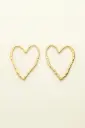 Boucles d'oreilles HARMONIE cœur 