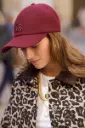Casquette AMOUR bordeaux