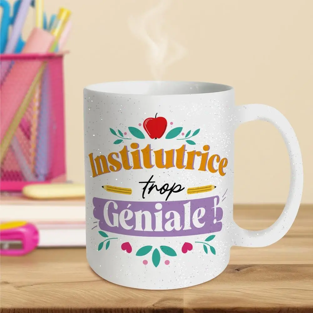 Tasse INSTITUTRICE blanc