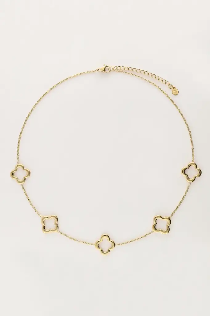 Collier KALY trèfles/or