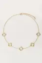 Collier KALY trèfles/or