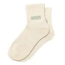 Chaussettes BISOUS beige à paillettes 