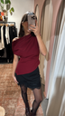 Blouse MAEVA bordeaux