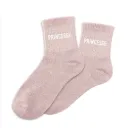 Chaussettes PRINCESSE rose clair à paillettes