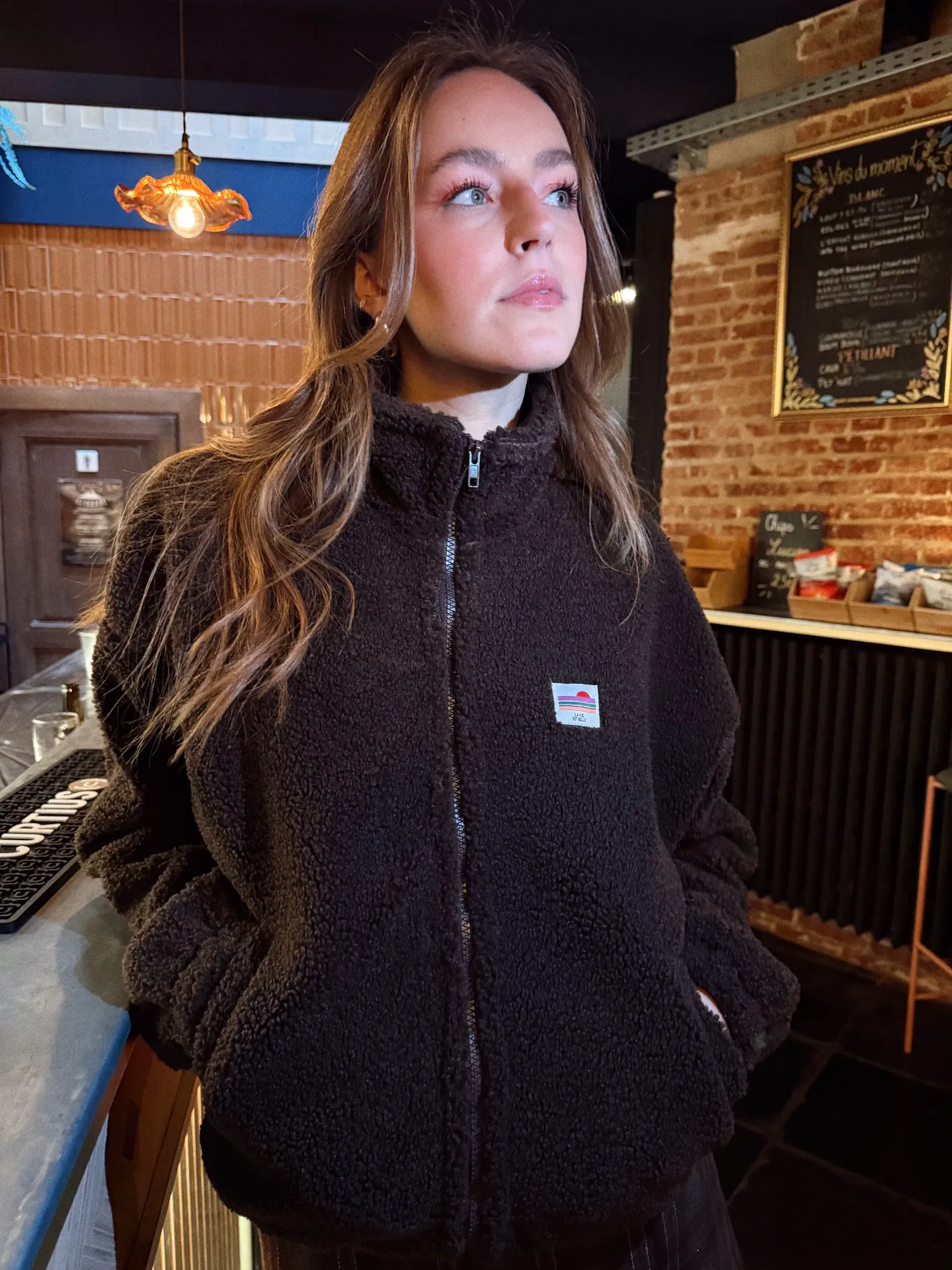 Veste polaire ILLY brun (S/M)