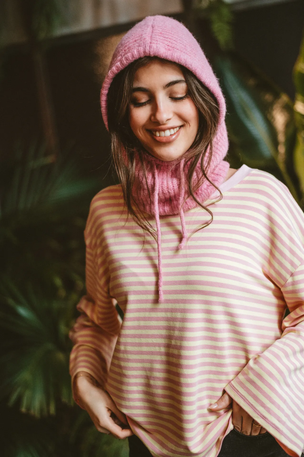 Cagoule rose