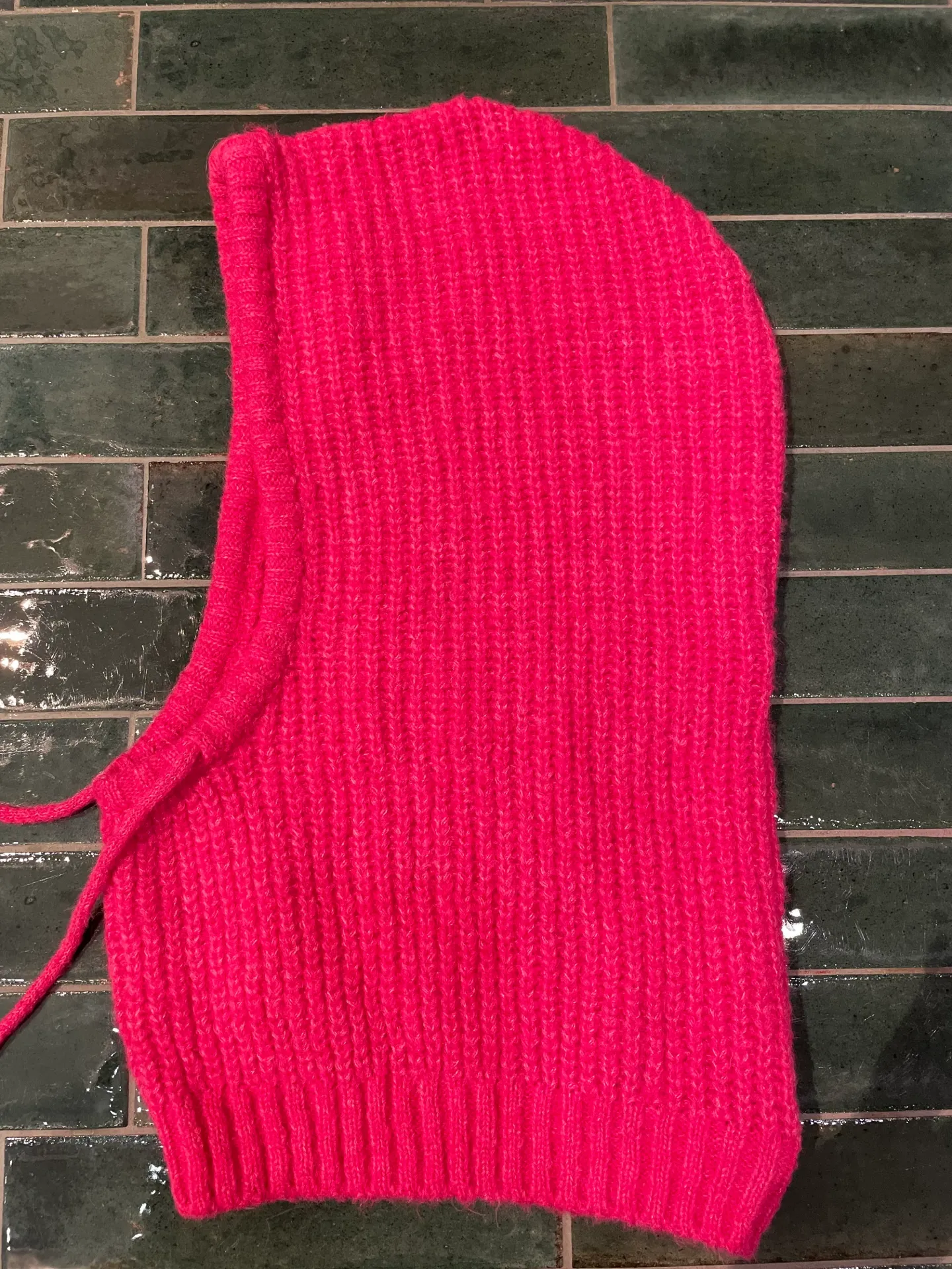 Cagoule rose fuschia fluo