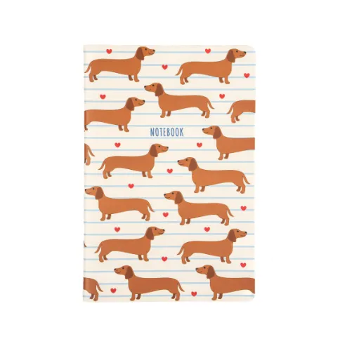 Papeterie carnet teckel