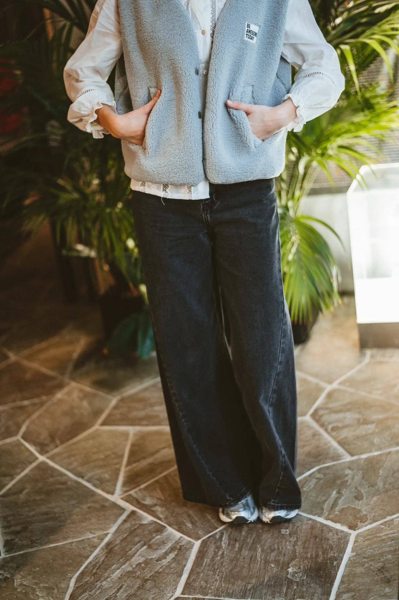 Jeans BARNES gris foncé