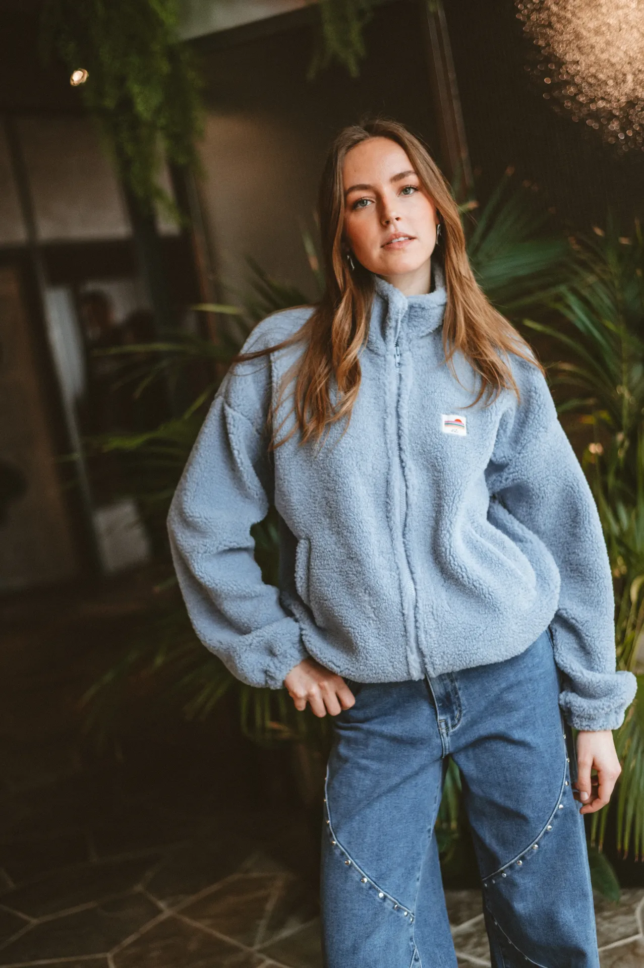 Veste polaire ILLY bleu ciel (S/M)