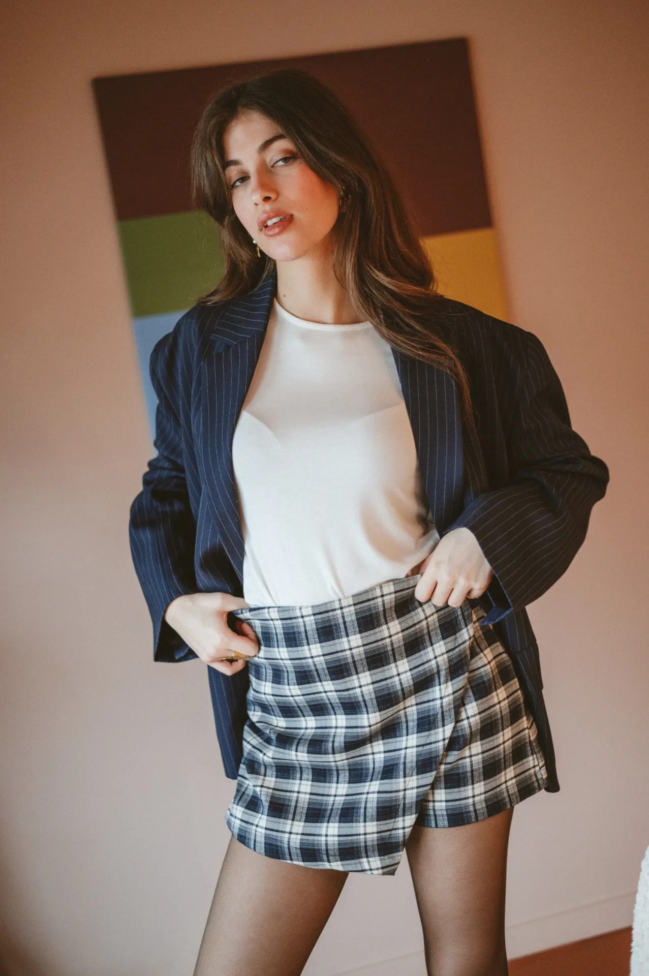 T-shirt manches longues ALAIS blanc