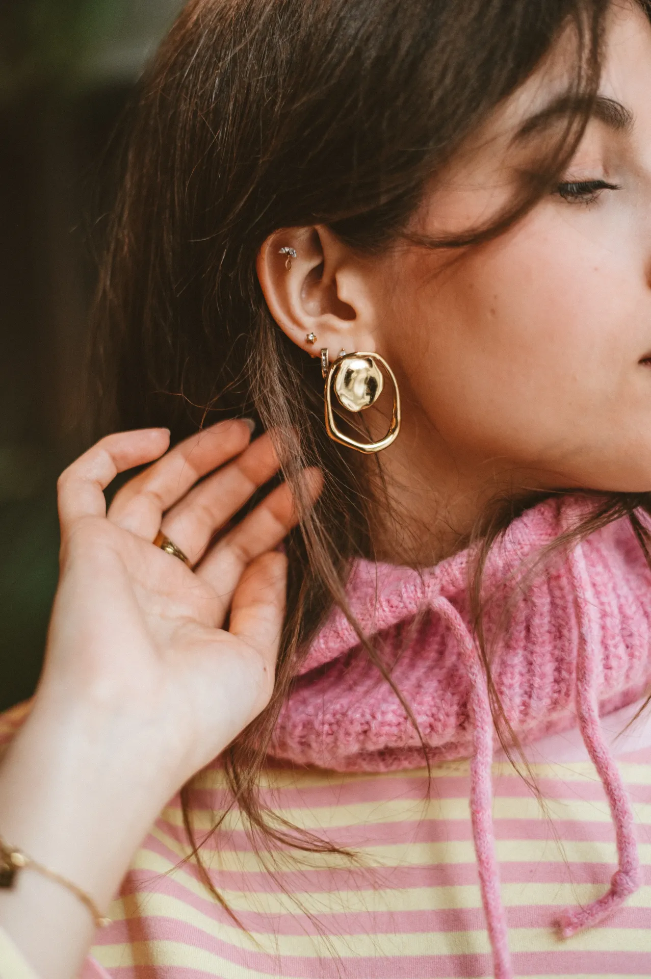 Boucles d'oreilles OLLY or
