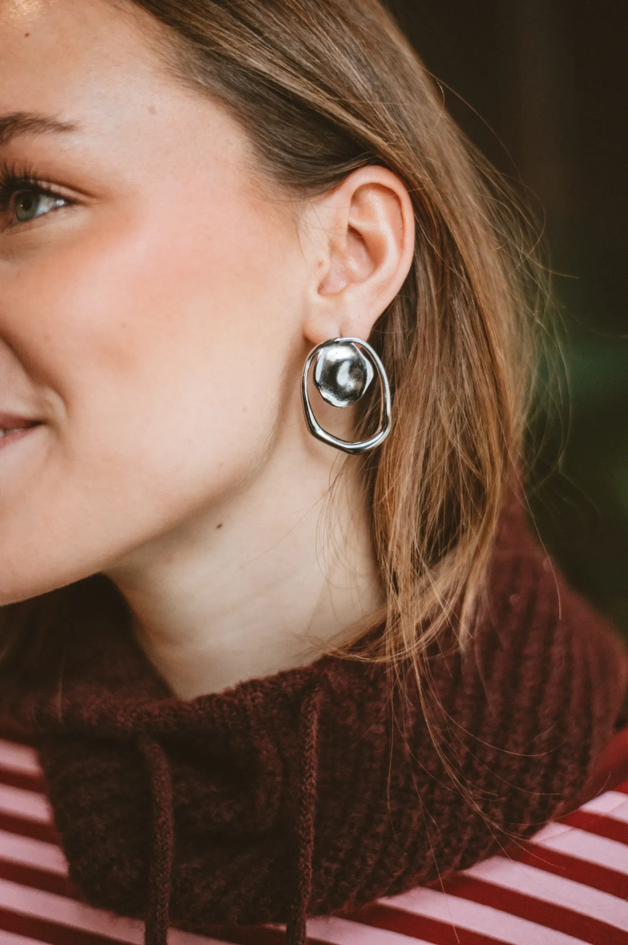 Boucles d'oreilles OLLY argenté