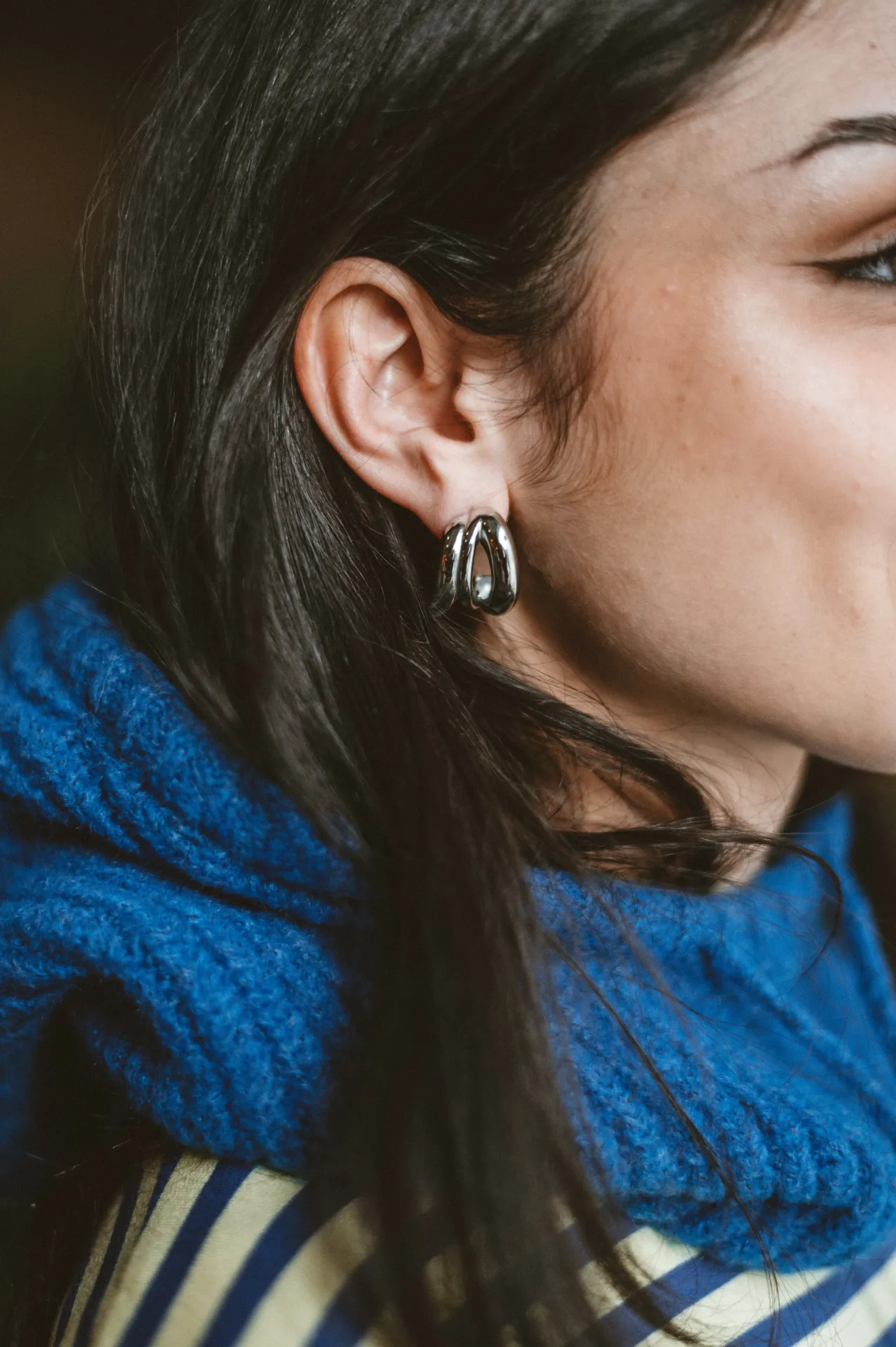 Boucles d'oreilles NALA argent