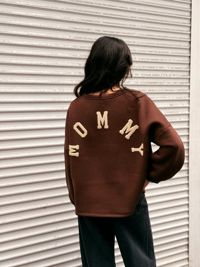 Sweat MOMMY brun
