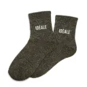Chaussettes IDEALE noire à paillettes