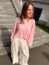 T-shirt manches longues NOA rose clair/rose