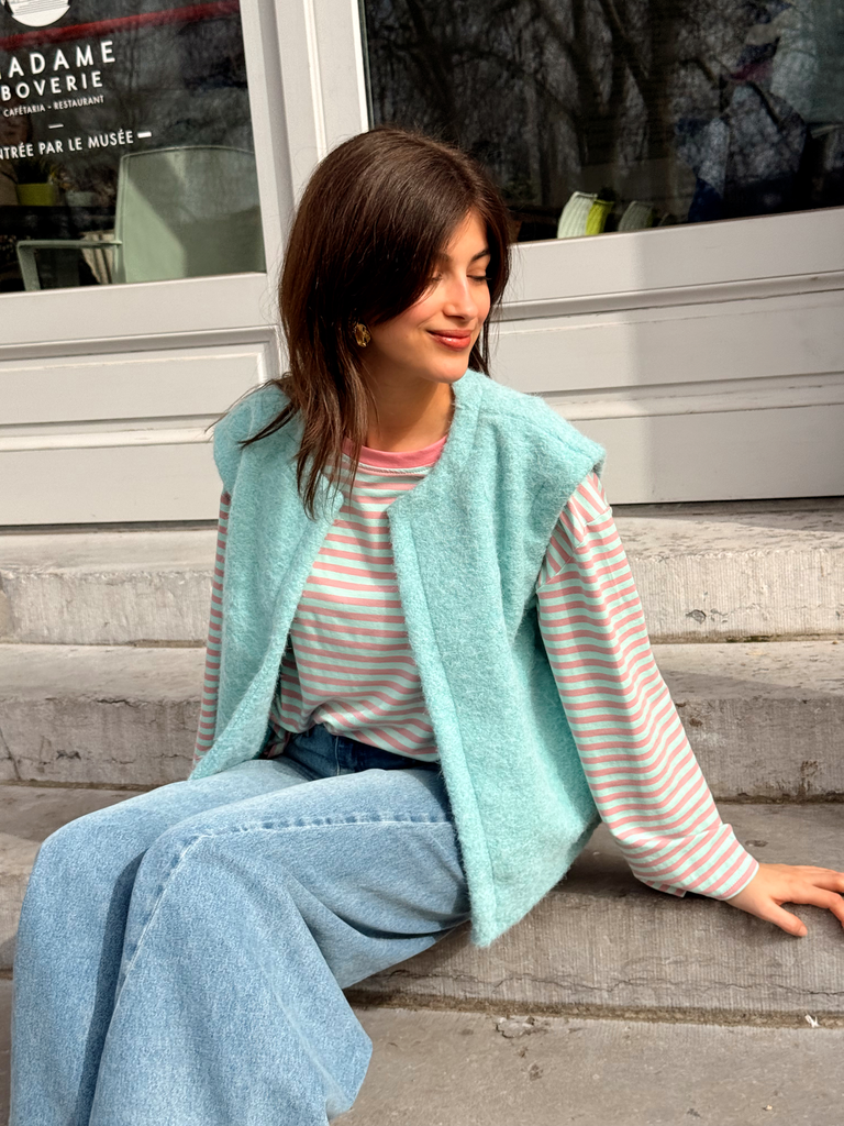 Gilet ARTUS vert menthe (S)