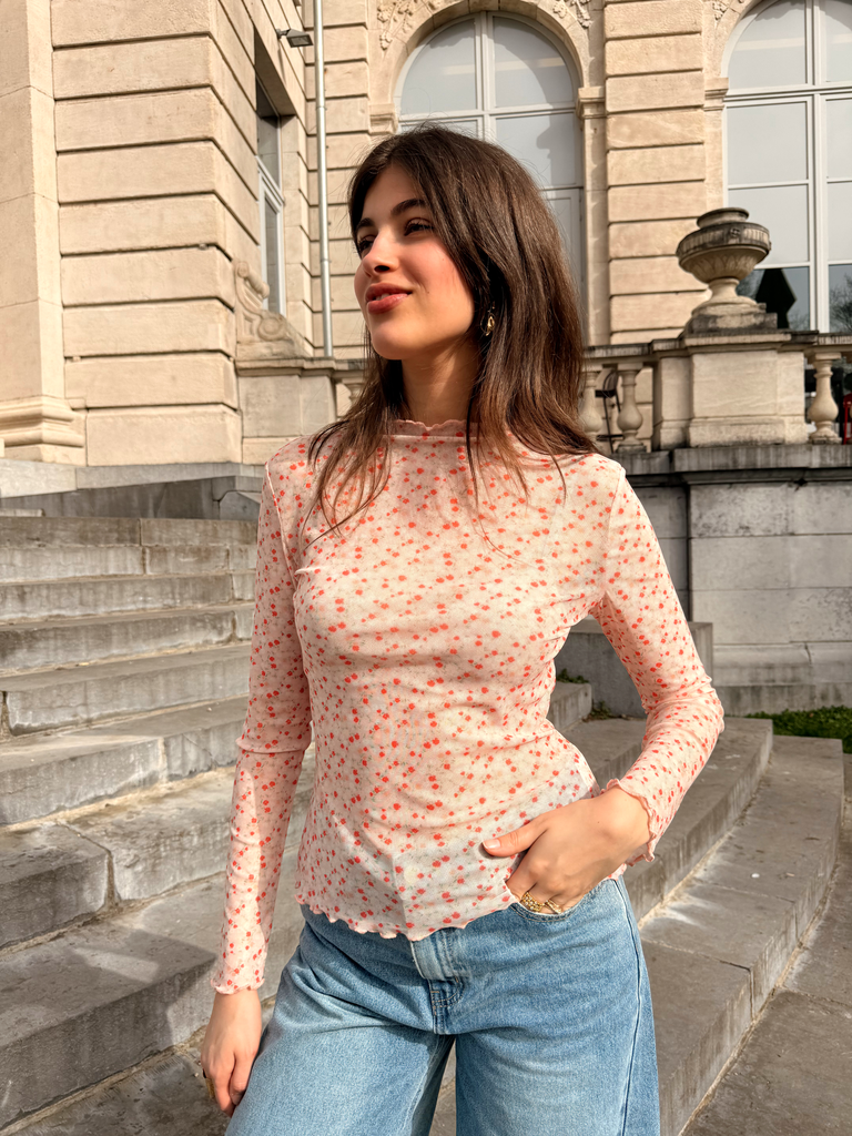 Blouse JUSTIN à fleurs (S)