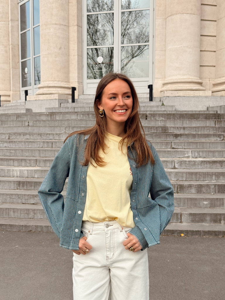 Chemise NIKITA bleu/rayée